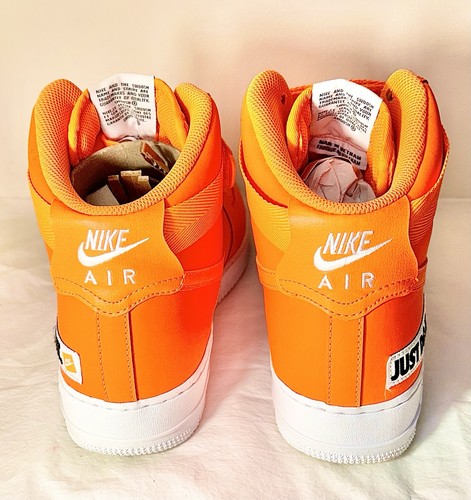 Nike Air Force 1 High Men’s Size 12 Just Do It Total Orange (BQ6474-800)-Mint! - Picture 8 of 21