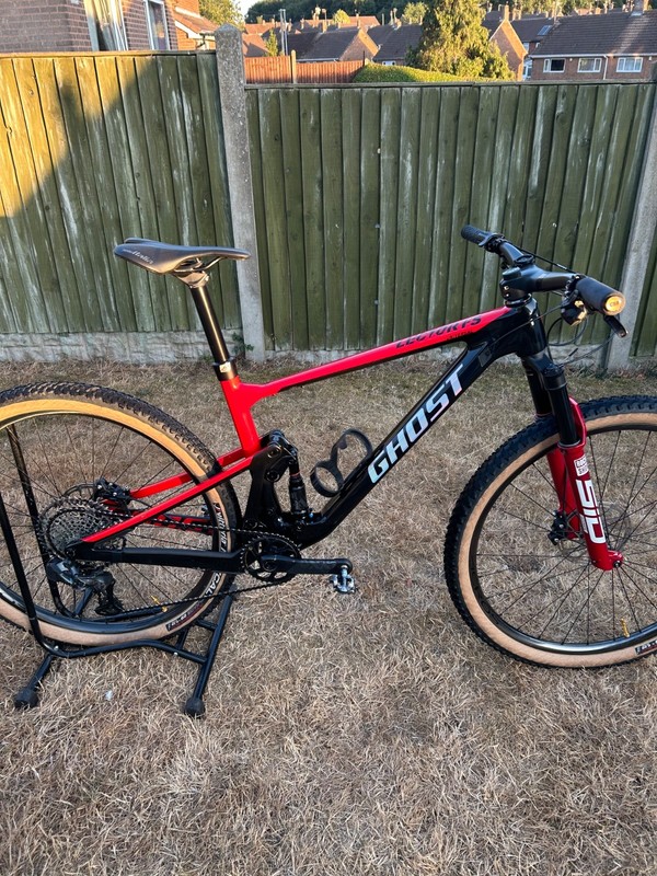 Ghost lector FS  carbon XC mountain bike SRAM AXS XX1 SID Ultimate carbon wheels