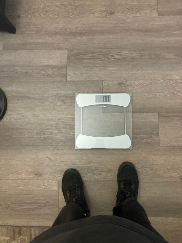 Taylor digital glass body composition scale Model 7549s