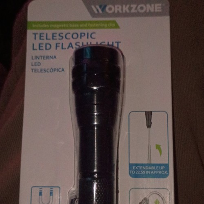 #ad #ad WORKZONE Telescopic LED Flashlight Magnetic Base 360° Head 10 lm FS 854030 1B $10.00