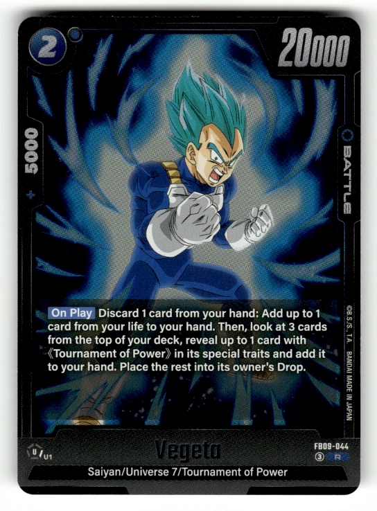 CGC10 PRISTINE金PSA10以上　ベジータ　FB09-044 Vegeta - FB09-044 Normal Rare Dual Evolution NM | eBay