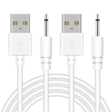 2 Pack 2.7Ft USB DC Charging Cable, 2.5mm DC Charger Cord, Fast Charging Cable