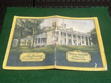 VINTAGE G. WASHINGTON MOUNT VERNON BOOKLET JOHN HANCOCK INSURANCE BOSTON (1932)