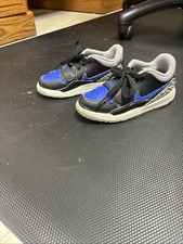 Kids Jordan Legacy 312 Low Black White Cement Grey Game Royal PS