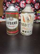 Fitger's, Redwing Cone Top Beer Cans, Off Grade, Empty