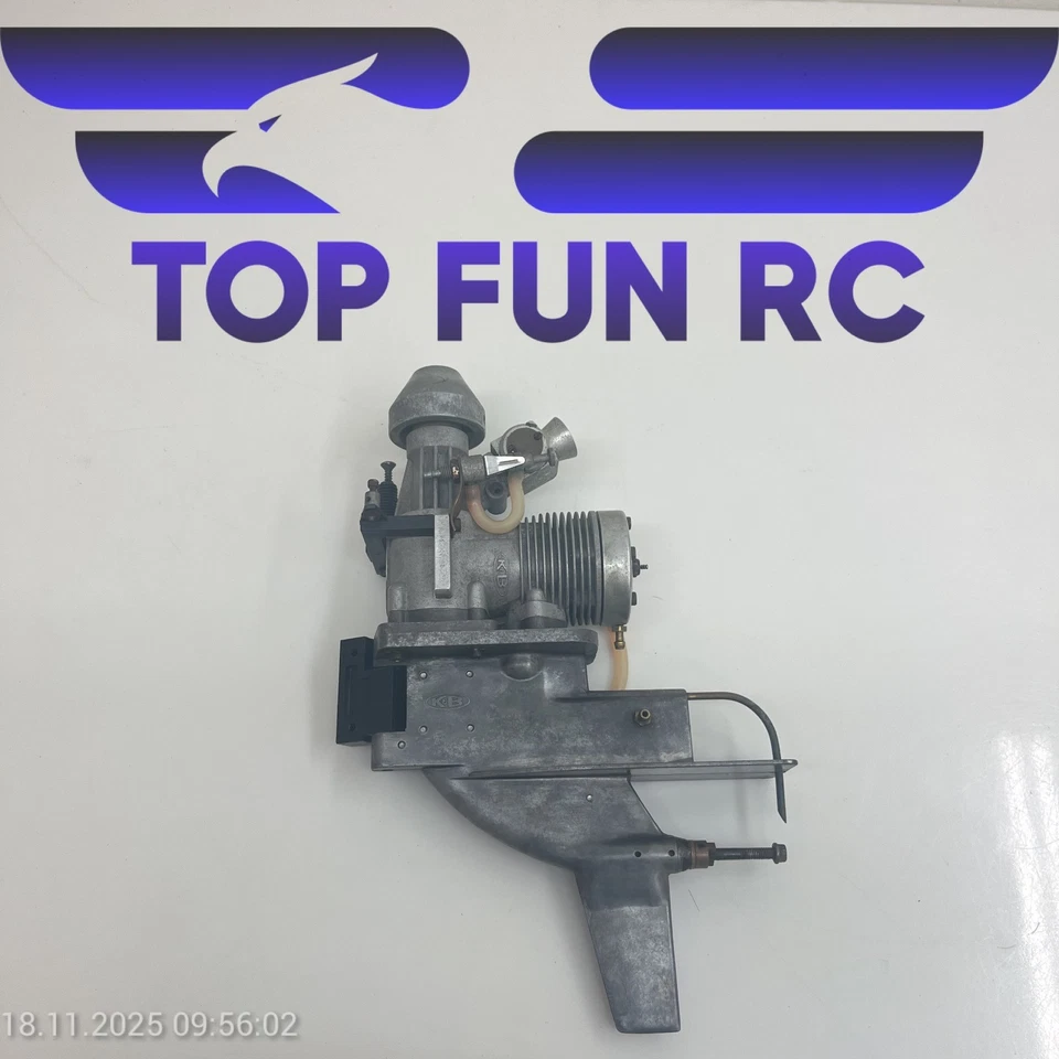 K&B 16cc 1.0 Cubic Inch Outboard Motor Untested - Image 2 of 3