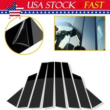 Piano Black Pillar Post For 2013-2018 Nissan Altima 8pcs Set Door Trim Cover Diy