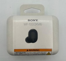 Sony WF1000XM6 Wireless Noise Cancelling Earbuds Bluetooth Black - New