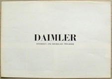 DAIMLER DOUBLE SIX Car Sales Brochure 1975 #38m 2/75