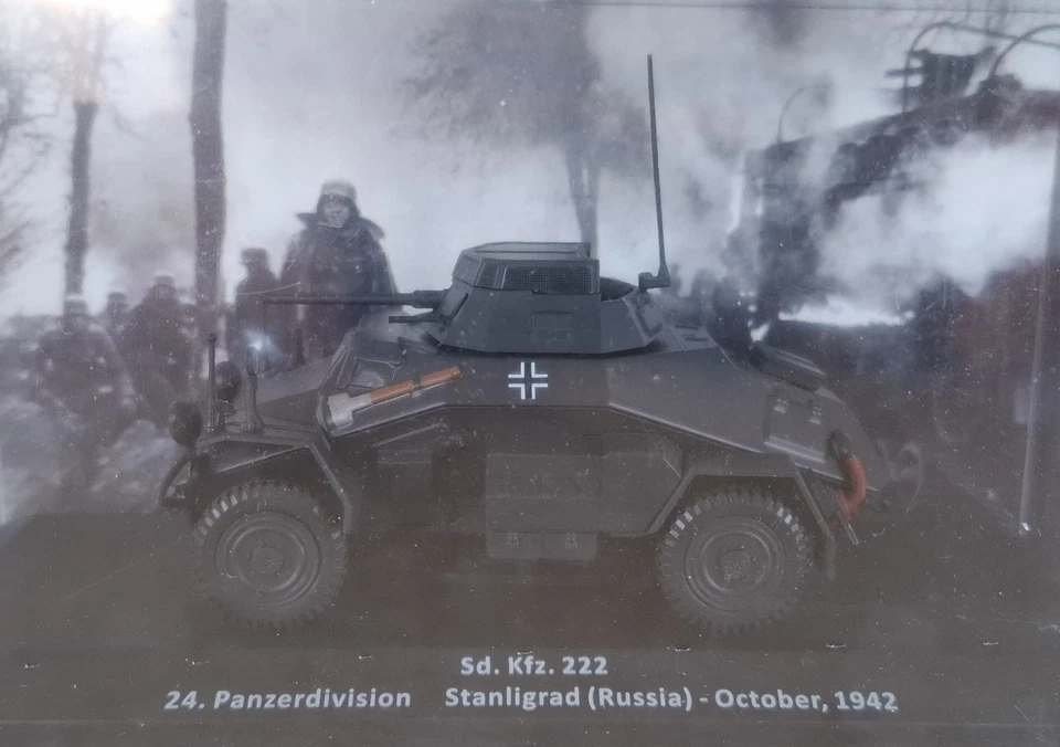 Sd.Kfz. 222 - 1:43 Auto militari della seconda guerra mondiale n. 103 - Immagine 2 di 2