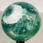 4360G Natural green fluorite Quartz Sphere Crystal Energy Ball Reiki Healing — photo 10