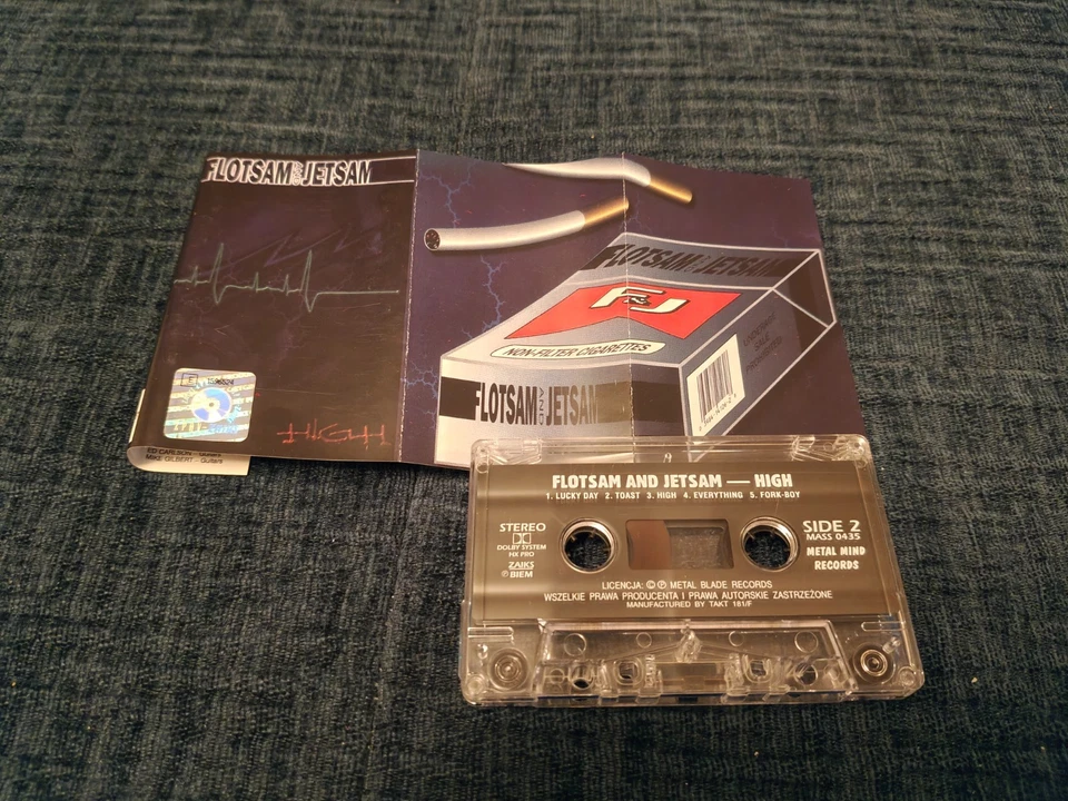 Flotsam and Jetsam High MC Cassette Exodus Testament Megadeth Metallica Overkill - Image 4 of 4