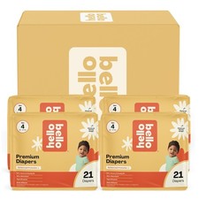 Hello Bello Diapers, Size 4 22-37 lbs 4 84 Count , Superstars