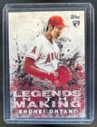 2018 Topps Update Shohei Ohtani Legends in the Making RC Rookie #LITM-21 Angels