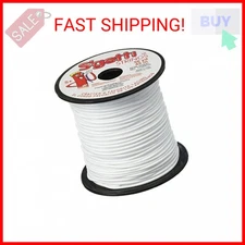 Pepperell S'getti String Plastic Craft Lace, 50-Yard Spool, White