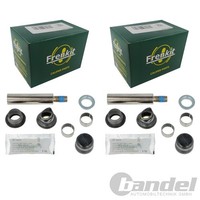 2X Frenkit FÜHRUNGSHÜLSEN-SATZ Bremssattel Vorne Passend FüR Ford Escort Orion