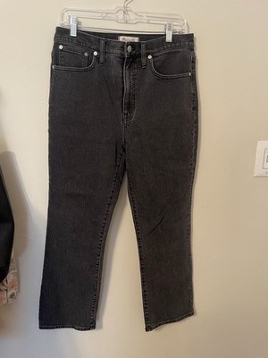 Madewell Jeans Womens 29 Black Slim Demi Boot