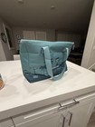 🦋Trader Joe's teal Tote Insulated Freezer Cooler Bag  🩵 — photo 2
