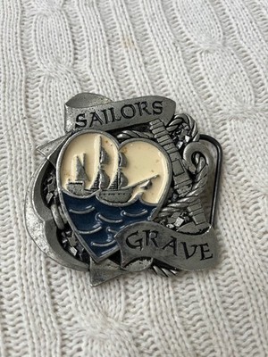 Anchor & Heart  Sailors Grave  2004 Mobtown belt buckle