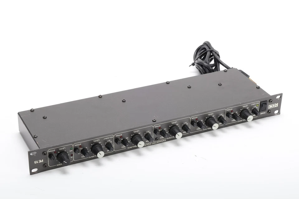 Rane PE15 2-Channel Audio Signal Processor Parametric Equalizer - Image 2 of 4