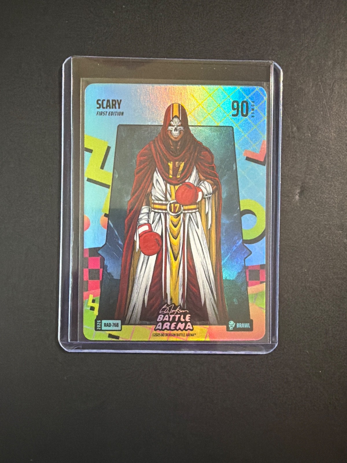 Scary Edition Bo Jackson Battle Arena Rad 80s 90 Power Brawl RAD-768 2026 Foil
