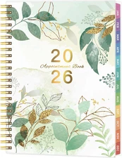 2026 Appointment Book, 30 Minutes-Hourly, Weekly ＆ Monthly Calendar Planner 2026