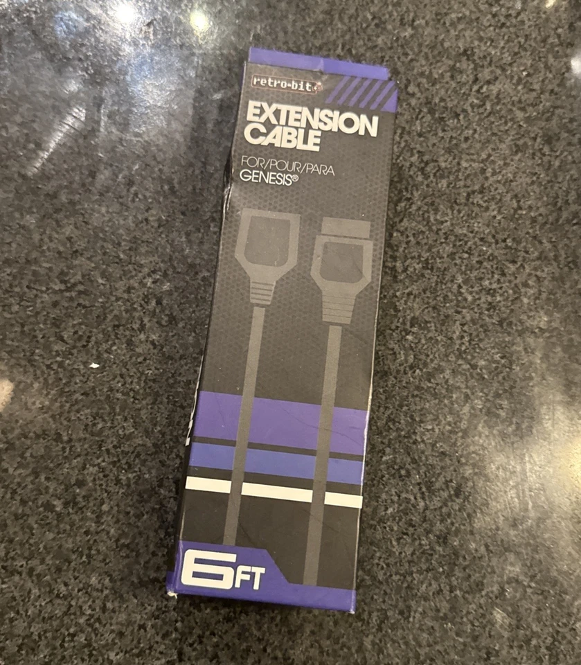 Controller Extension Cable (for Sega Genesis) (Retro-bit, 2012) (unopened) - Image 2 of 4