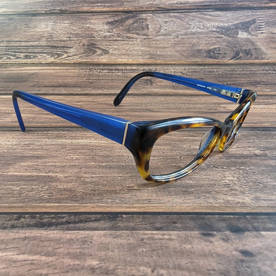 Kate Spade Catalina Eyeglasses Womens Blue Tortoise Cat Eye Glasses Frame 135mm - Image 2 of 4