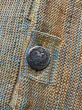 Vintage 60s 70s Archid Avst Dux Silver Button Wool Knit Cardigan Sweater
