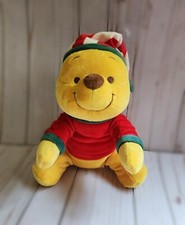 Disney Winnie the Pooh Cuddleez Holiday Christmas Plush Medium 13" - New
