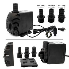 SpringbrunnenPumpe gartenbrunnen 1500l/h mit 3 LED Rings SET f&uuml;r Quellstein