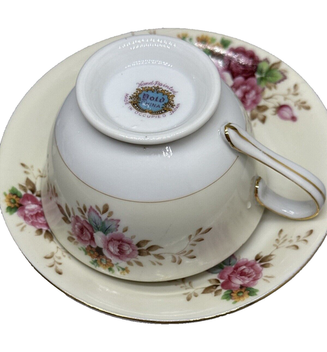 Teetasse und Untertasse Set Floral Made In Occupied Japan - Bild 7 von 10