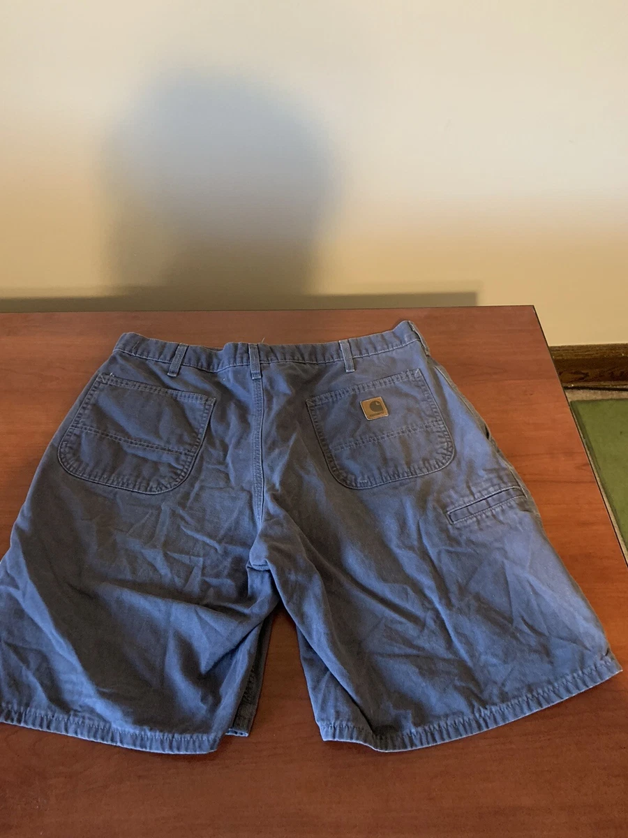 Carhartt blue best sale shorts