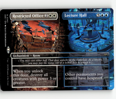 MTG Restricted Office / Lecture Hall (Borderless) #342 Duskmourn House of  Horror | eBay