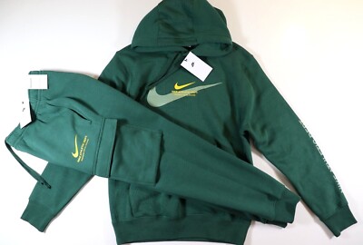 NIKE SPORTSWEAR FLEECE CARGO PANTS HOODIE SET TRACKSUIT HF0554-323