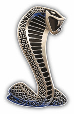 Ford Mustang Shelby Snake Logo Auto Car Bumper Sticker - 3'', 5'', 6'' or 8''
