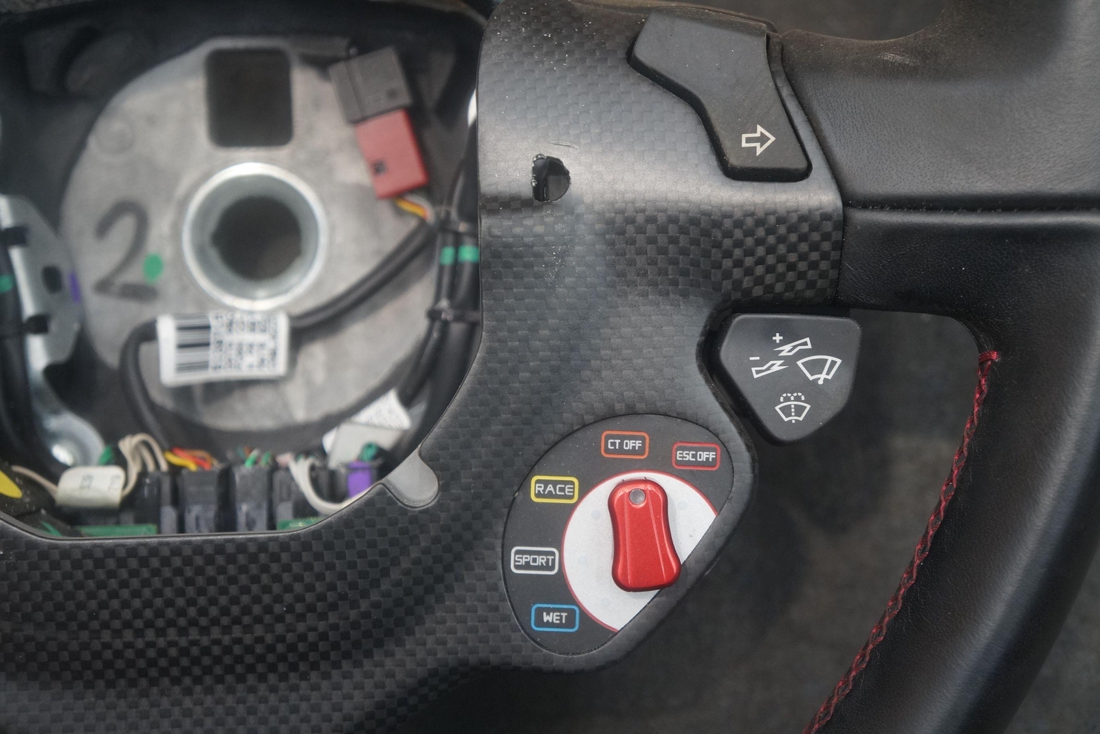 Driver Steering Wheel Carbon Fiber Trim 314910 OEM Ferrari 488 GTB 2016