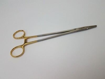 T/C Mayo Hegar Needle Holder Driver 8'' with Tungsten Carbide German Grade.
