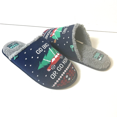 NEW REEF X TIPSY ELVES Mens Go Big Or Go Home Slippers Size  display picture 1