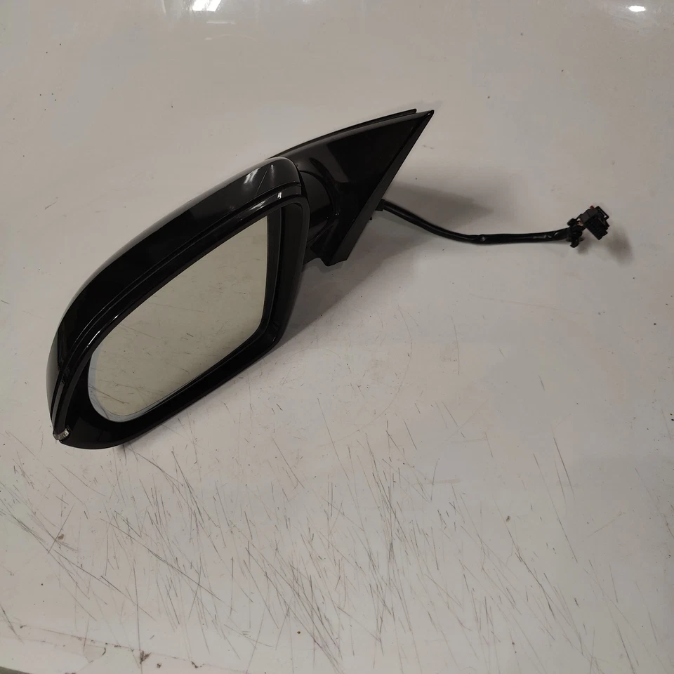 Conjunto de espejo retrovisor lateral izquierdo Audi A8 S8 2011-2015 negro térmico OEM Foto 4 de 4