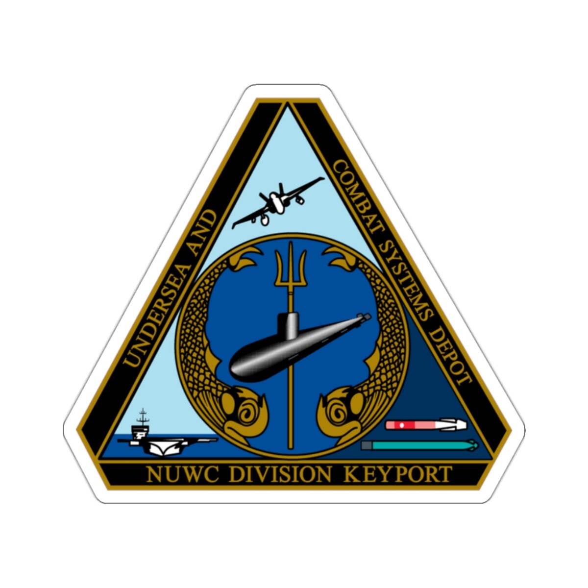 NUWC Division Keyport (U.S. Navy) STICKER Vinyl Die-Cut Decal