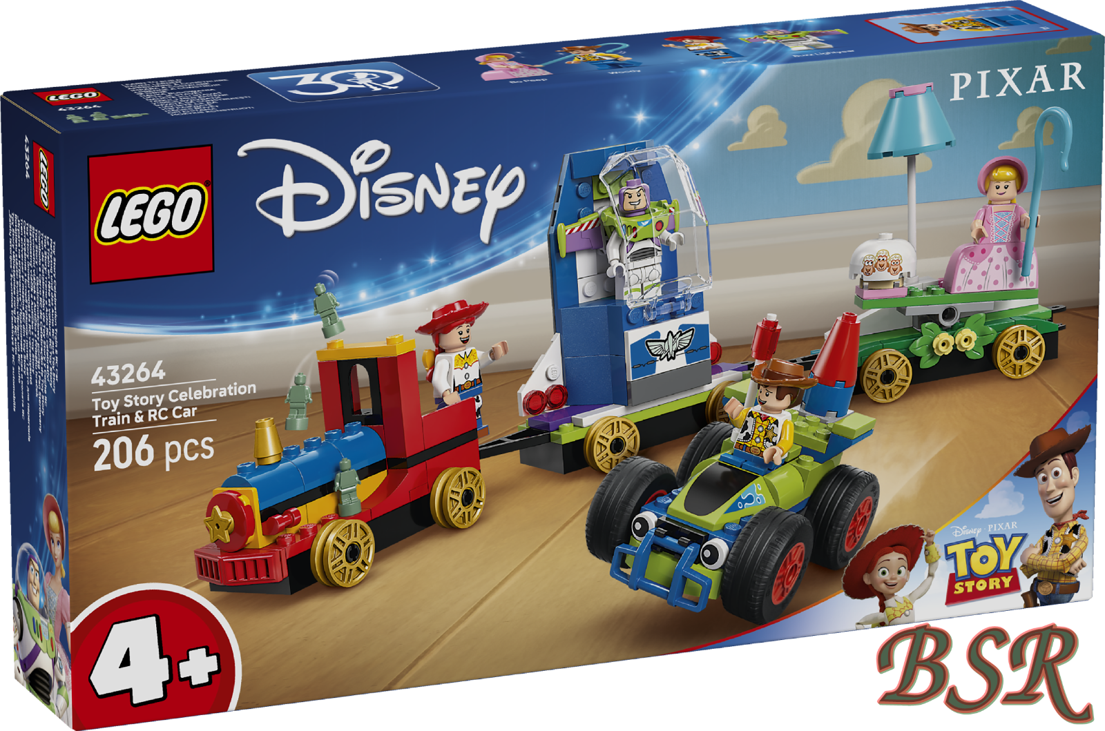 Joom Lego Blau/Rot 43264 Toy Story Celebration Zug & Rc Auto Bausteinspielzeug - Bild 2