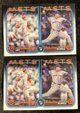 2024 Topps Update - Rookie Combo - Tyler Jay/Dedniel Nunez -Us82 - Mets + Extra