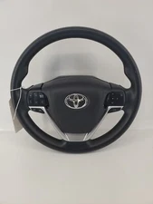 2015-2020 TOYOTA SIENNA STEERING WHEEL BLACK LEATHER 45100-0E371-C0 OEM