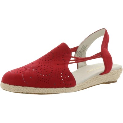 David Tate Womens Zena Laser Cut Slip On Wedge Espadrilles Shoes BHFO 9622
