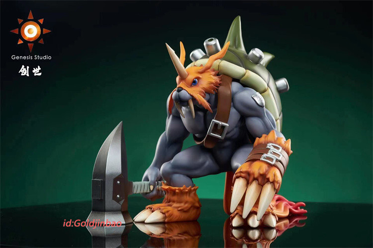 Genesis Studio Digimon Zudomon Resin Model In Stock H21cm