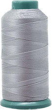 Heavy Duty Gray Bonded Nylon Thread 1500 Yds for Leather  Upholstery