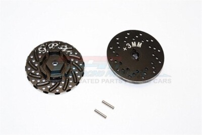 GPM SCX2006/DISK ALU F/R WHEEL HEX CLAW +3MM BRAKE DISK 1/10 AXIAL SCX10-II RC