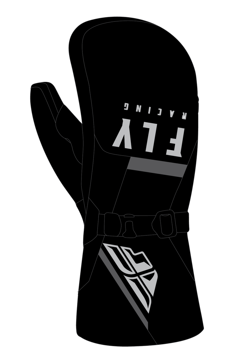 Fly Racing Mens Snow Cascade Mittens Black Sm | eBay