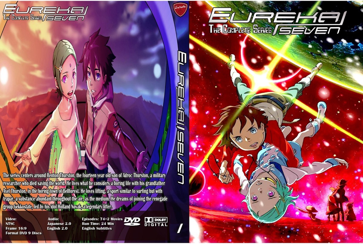 ANIME, EUREKA SEVEN, 1-74 EPISODES, 9 DVD, ENG/AUDIO, 2 BOX, 2021